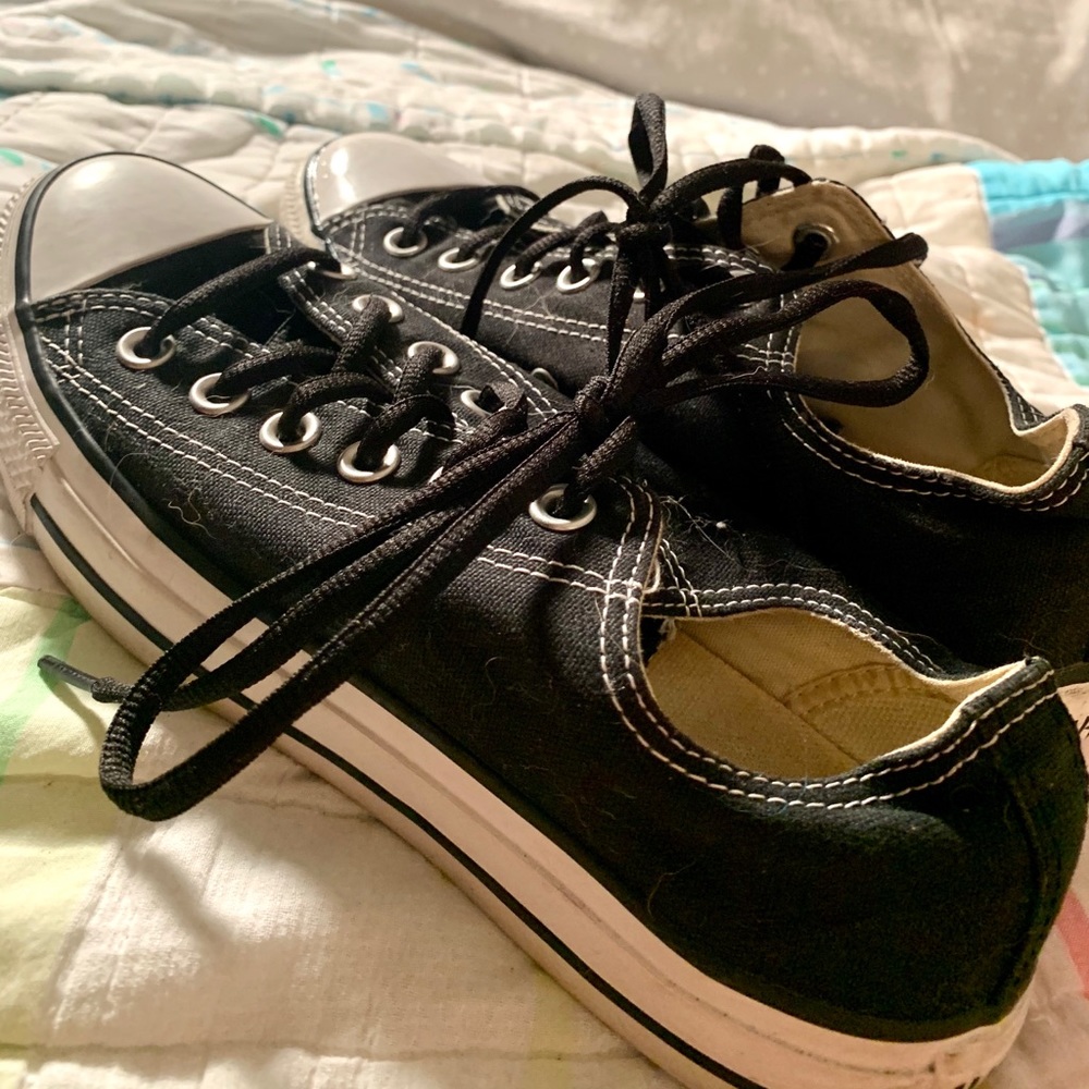Black All Star Converse sneakers